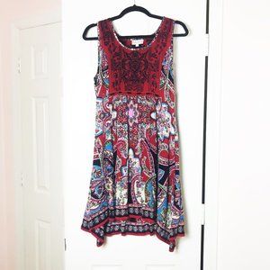 Altar'd State Boho Dress with Embroidered Details